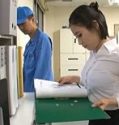 Beautiful big breasted girl fuck office